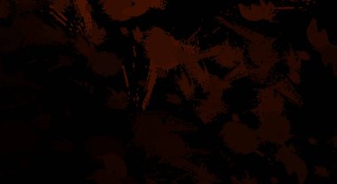 Canlı fırça darbeleriyle boyanmış. Renkli desenli resim. Fırçalanmış duvar kağıdını boya.