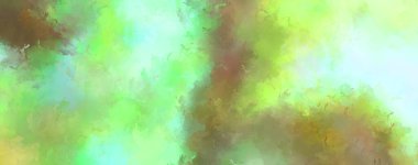 Canlı fırça darbeleriyle boyanmış. Renkli desenli resim. Fırçalanmış duvar kağıdını boya.