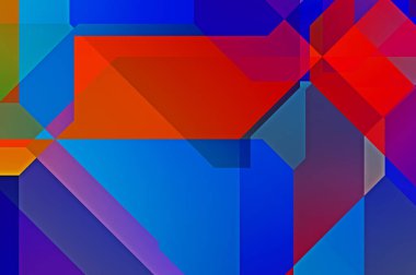 Üçgen arka planda üst üste dizayn ediliyor. Soyut geometrik duvar kağıdı. Geometrik renkli üçgen şekiller.