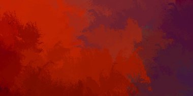 Taranmış Boyalı Soyut Arkaplan. Vahşi kaotik fırça darbeleri. Boya darbeleri. 2D İllüstrasyon. Fırça darbeli resim.