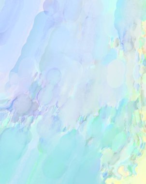 2D çizim. Sanatsal arkaplan resmi. Tablo üzerinde soyut resim. Çağdaş sanat. El yapımı resim. Renkli doku. Modern sanat eserleri. Yüzeyde suluboya fırça darbeleriyle boyama.