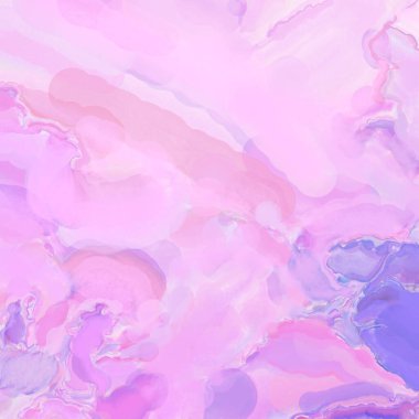 El yapımı sürreal soyut desenli suluboya. Modern sanatsal resim. 2D çizim. Arkaplan boyası karışımı. Yaratıcı duvar sanatı. Çağdaş sanat.