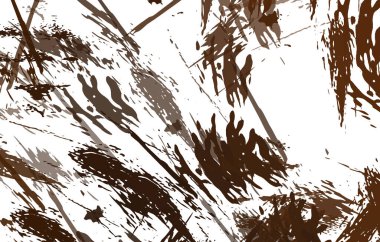 Sanatsal soyut arkaplan. Doku boyalı duvar kağıdı. Boya darbeleriyle yaratıcı bir illüstrasyon. Fırça desenli resim.