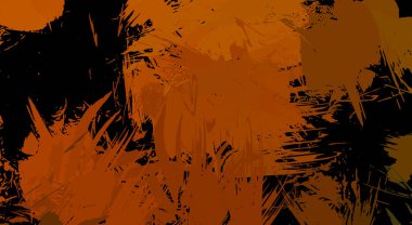 Sanatsal soyut arkaplan. Doku boyalı duvar kağıdı. Boya darbeleriyle yaratıcı bir illüstrasyon. Fırça desenli resim.