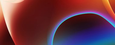 Soyut arkaplan. Değişken renk değişim dalgaları, dinamik hareketlerle. Işık dalgalarının neon renkli soyut tasarımı. Duvar kağıdı, afiş, arkaplan, kart, kitap illüstrasyonu, web sitesi.