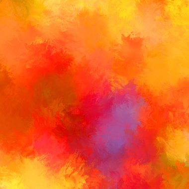 Canlı fırça darbeleriyle boyanmış. Renkli desenli resim. Fırçalanmış duvar kağıdını boya.