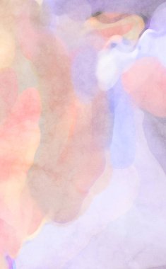 El yapımı sürreal soyut desenli suluboya. Modern sanatsal resim. 2D çizim. Arkaplan boyası karışımı. Yaratıcı duvar sanatı. Çağdaş sanat