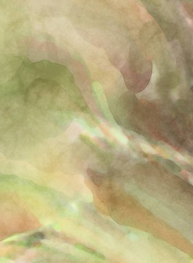 Yumuşak suluboya duvar kağıdı. Hafifçe fırçalanmış renkleri olan sanatsal bir resim. Pastel renkler arkaplana dokunmuş. Soyut duvar sanatı..