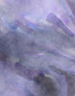 Yumuşak suluboya duvar kağıdı. Hafifçe fırçalanmış renkleri olan sanatsal bir resim. Pastel renkler arkaplana dokunmuş. Soyut duvar sanatı..