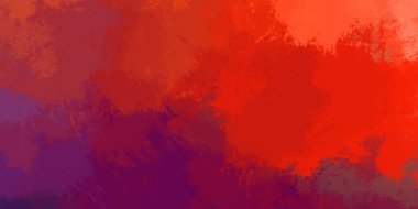 Yaratıcı bir geçmiş. Canlı fırça darbeleriyle boyanmış. Renkli desenli resim. Fırçalanmış duvar kağıdını boya.