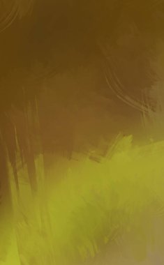 Renkli fırça darbelerinin 2D çizimi. Dekoratif desenli resim. canlı boya desenli arkaplan.