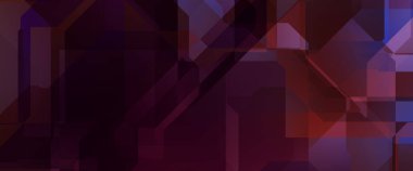 Soyut geometrik duvar kağıdı. Geometrik renkli şekiller. Çokgen arka plan. Bir teknolojinin dijital illüstrasyonuName.