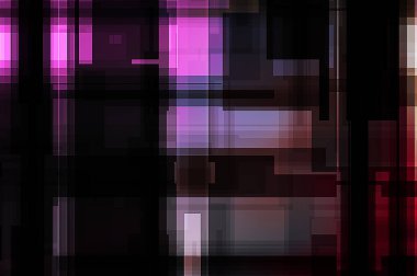 Fütürist soyut geometrik duvar kağıdı. Geometrik renkli şekiller. Dikdörtgen şekilli arka plan. Bir teknolojinin dijital illüstrasyonuName.