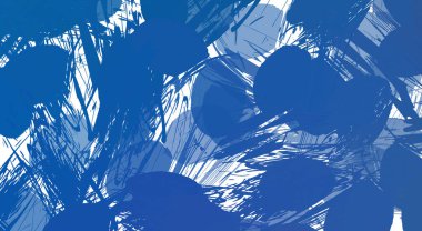 Renkli fırça darbelerinin 2B çizimi. Dekoratif doku resmi. Canlı boya desenli arka plan. Kaotik fırça darbeleri resim.