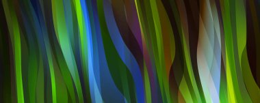 Soyut arkaplan. Renkli dalgalı tasarım duvar kağıdı. yaratıcı grafik 2D çizim. Dinamik şekilli modaya uygun sıvı örtüsü.