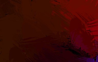 Vahşi fırça darbeleriyle yaratıcı soyut resim. Artistik fırça darbeleriyle donatılmış. Renkli ve canlı bir tasvir. Boyalı sanat.