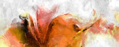 Soyut arkaplanda pürüzlü fırça darbeleri. Fırça boyası. Renkli boya darbeleri. Eşsiz duvar sanatı. Tuvaldeki modern sanat. Renkli çağdaş sanat eserleri. 