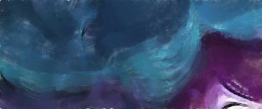 Modern sanat. Renkli çağdaş sanat eserleri. Renkli boya darbeleri. Soyut arkaplanda fırça darbeleri. fırça boyası.