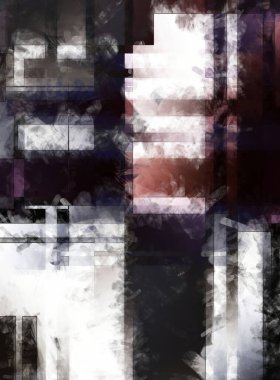 Modern sanat. Renkli çağdaş sanat eserleri. Renkli boya darbeleri. Soyut arkaplanda fırça darbeleri. Fırça boyası. Eşsiz duvar sanatı.