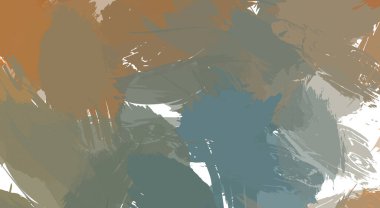 Renkli fırça darbelerinin 2B çizimi. Dekoratif doku resmi. Canlı boya desenli arka plan. Kaotik fırça darbeleri resim.