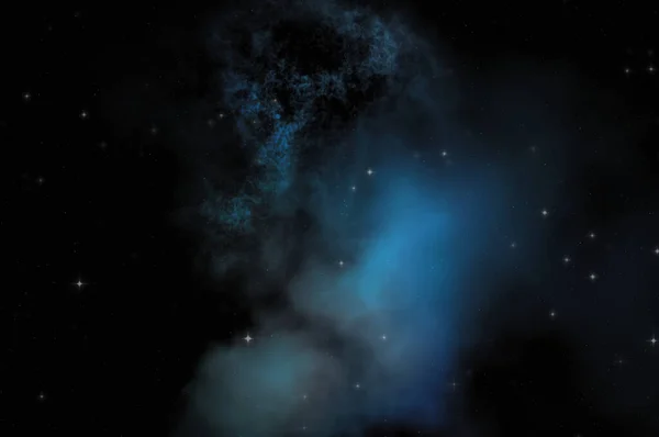 Stjärnfält Galaxen Utrymme Med Färgglada Nebulosa Sci Bakgrund Djupa Rymden — Stockfoto