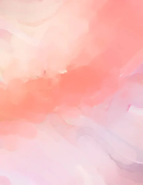 Soft Watercolor Wallpaper Artistic Painting Softly Brushed Colors Pastel Colors — Stock Photo, Image