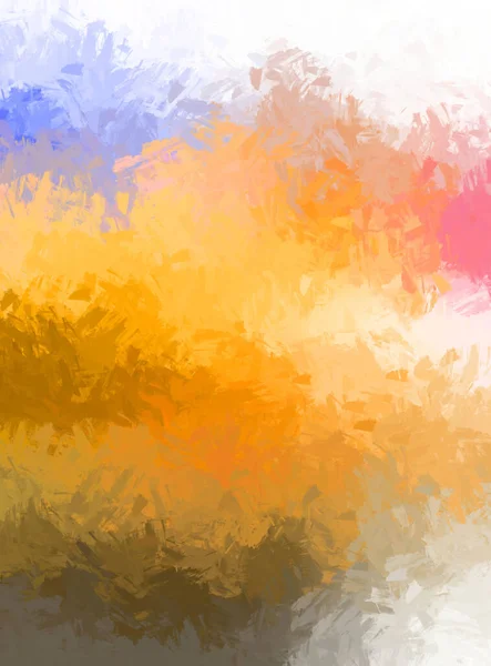 Canlı Fırça Darbeleriyle Boyanmış Renkli Desenli Resim Fırçalanmış Duvar Kağıdını — Stok fotoğraf