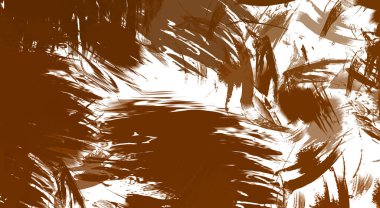 Renkli fırça darbelerinin soyut arkaplanı. fırçalanmış canlı duvar kağıdı. resmedilmiş sanat eseri. Eşsiz ve yaratıcı illüstrasyon.