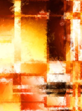 Modern sanat. Renkli çağdaş sanat eserleri. Renkli boya darbeleri. Soyut arkaplanda fırça darbeleri. Fırça boyası. Eşsiz duvar sanatı.