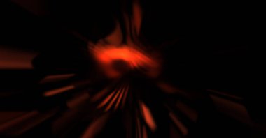 Işık parçacık izleri. Parlayan parçacıkları ve çizgileri olan ışık patlaması yıldızı. Güzel hareketli soyut ışın arkaplanı.