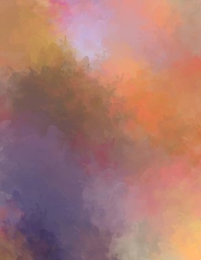 Renkli fırça darbelerinin soyut arkaplanı. fırçalanmış canlı duvar kağıdı. resmedilmiş sanat eseri. Eşsiz ve yaratıcı illüstrasyon.