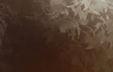 Vahşi fırça darbeleri. Taranmış Boyalı Soyut Arkaplan. Fırça darbesi ile boyanmış. Boya darbeleri. 2B Görüntü.