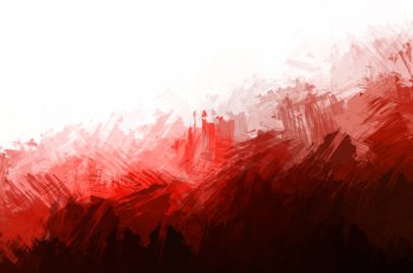 Modern sanat. Taranmış Boyalı Soyut Arkaplan. Fırça darbesi ile boyanmış. Boya darbeleri. 2B Görüntü.