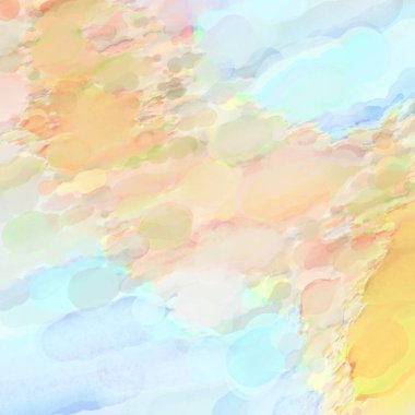 Çağdaş sanat. El işçiliğinin renkli dokusu. Modern resim. Yüzeyde suluboya vuruşlar. Sanatsal arkaplan resmi. Tablo üzerinde soyut resim. Fırça darbeleri. 