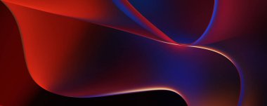 Soyut arkaplan. Değişken renk değişim dalgaları, dinamik hareketlerle. Işık dalgalarının neon renkli soyut tasarımı. Duvar kağıdı, afiş, arkaplan, kart, kitap illüstrasyonu, web sitesi.