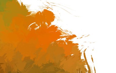 Duvar sanatı Eşsiz ve yaratıcı illüstrasyon. Fırça darbesi ile boyanmış. Renkli fırça darbelerinin soyut arkaplanı. Fırçalanmış canlı duvar kâğıdı. Boyalı sanatsal yaratım.