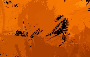 Sanatsal soyut arkaplan. Doku boyalı duvar kağıdı. Boya darbeleriyle yaratıcı bir illüstrasyon. Fırça desenli resim.