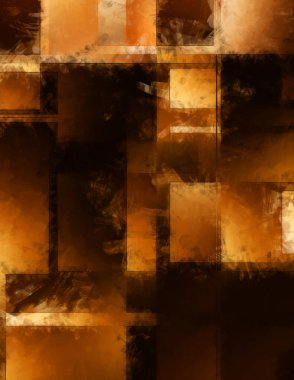 Modern sanat. Renkli çağdaş sanat eserleri. Renkli boya darbeleri. Soyut arkaplanda fırça darbeleri. Fırça boyası. Eşsiz duvar sanatı.