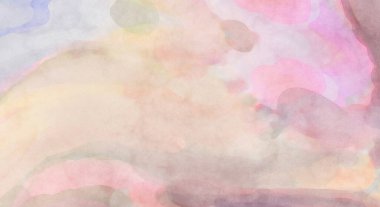 2D çizim. Sanatsal arkaplan resmi. Tablo üzerinde soyut resim. Çağdaş sanat. El yapımı resim. Renkli doku. Modern sanat eserleri. Yüzeyde suluboya fırça darbeleriyle boyama.