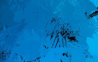 Vahşi fırça darbeleriyle yaratıcı soyut resim. Artistik fırça darbeleriyle donatılmış. Renkli ve canlı bir tasvir. Boyalı sanat.