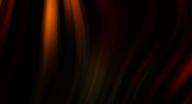 Siyah arka planda renkli düz çizgiler. Sıvı ve sıvı renkli dalgalar karanlıkta akıyor. Duvar kağıdı, afiş, arkaplan, kart, kitap, kapak, poster, afiş, broşür