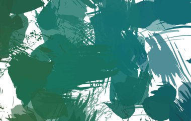 Sanatsal soyut arkaplan. Doku boyalı duvar kağıdı. Boya darbeleriyle yaratıcı bir illüstrasyon. Fırça desenli resim.