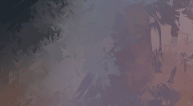 Vahşi fırça darbeleri. Taranmış Boyalı Soyut Arkaplan. Fırça darbesi ile boyanmış. Boya darbeleri. 2B Görüntü.