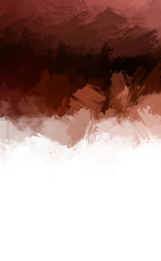 Modern sanat. Taranmış Boyalı Soyut Arkaplan. Fırça darbesi ile boyanmış. Boya darbeleri. 2B Görüntü.