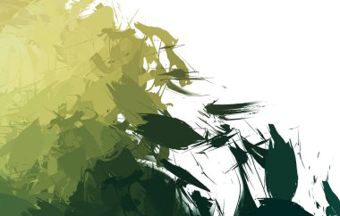 Duvar sanatı Eşsiz ve yaratıcı illüstrasyon. Fırça darbesi ile boyanmış. Renkli fırça darbelerinin soyut arkaplanı. Fırçalanmış canlı duvar kâğıdı. Boyalı sanatsal yaratım.