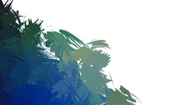 Taranmış Boyalı Soyut Arkaplan. Vahşi kaotik fırça darbeleri. Boya darbeleri. 2D İllüstrasyon. Fırça darbeli resim. 