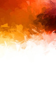 Modern sanat. Taranmış Boyalı Soyut Arkaplan. Fırça darbesi ile boyanmış. Boya darbeleri. 2B Görüntü.