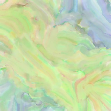 Soyut doku. Yüzeyde etkileyici el yapımı suluboya. Suluboya fırça darbeleri. Modern sanat. Çok renkli arkaplan. Çağdaş duvar sanatı. Renkli bir fon. 2d illüstrasyon.