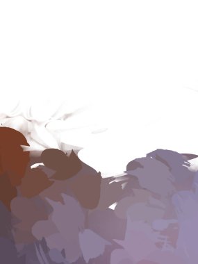 Taranmış Boyalı Soyut Arkaplan. Vahşi kaotik fırça darbeleri. Boya darbeleri. 2D İllüstrasyon. Fırça darbeli resim. 