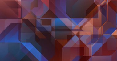 Dinamik bileşime sahip minimalist düz stil içinde modayı takip eden geometrik soyut arkaplan. 